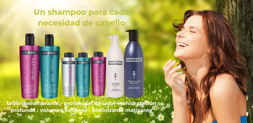 LÍNEA DE SHAMPOO OSMO PARA DISTINTAS NECESIDADES DEL CABELLO