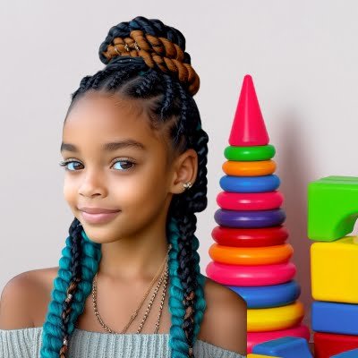 NIÑA CON TRENZAS DESDE LA RAÍZ