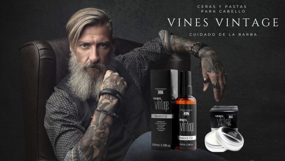 aceite para barba Vines Vintage