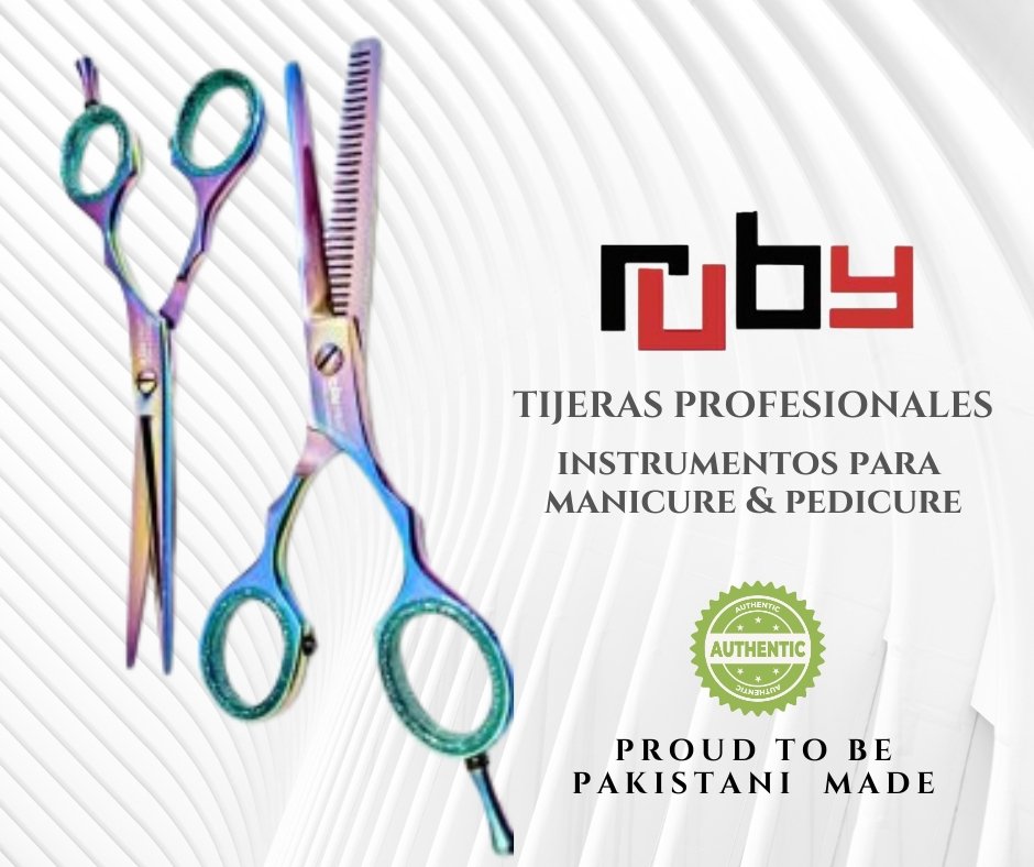 Nosotros tijeras profesionales de corte