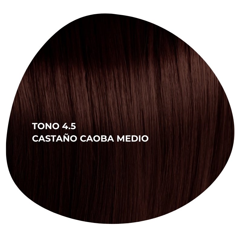 TINTES PROFESIONALES TINTE PROFESIONAL TONO 4.5 CASTAÑO CAOBA MEDIO MARCA OSMOIKON 100 ml