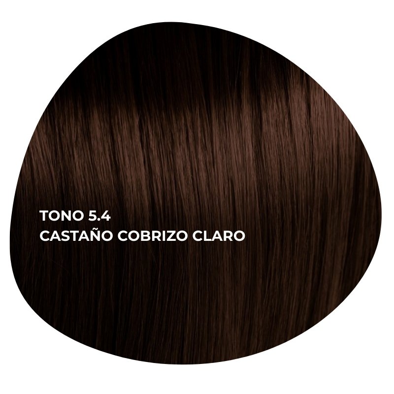 TINTES PROFESIONALES TINTE PROFESIONAL TONO 5.4 CASTAÑO COBRIZO CLARO MARCA OSMOIKON 100 ml