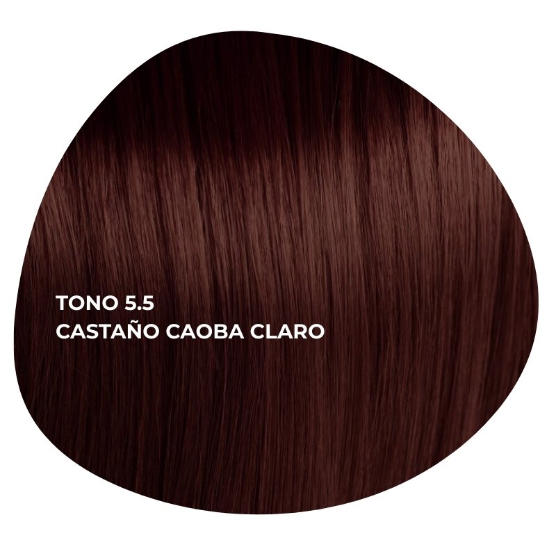 TINTES PROFESIONALES TINTE PROFESIONAL TONO 5.5 CASTAÑO CAOBA CLARO MARCA OSMOIKON 100 ml