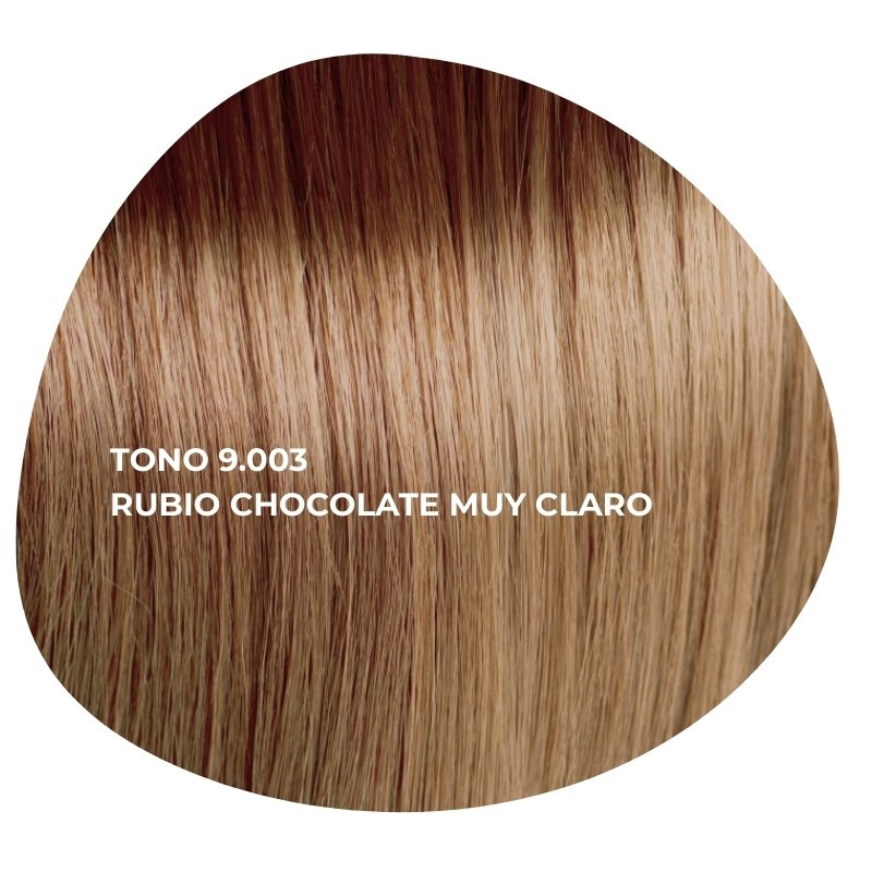 TINTES PROFESIONALES TINTE PROFESIONAL TONO 9.003 RUBIO CHOCOLATE MUY CLARO MARCA OSMOIKON 100 ml