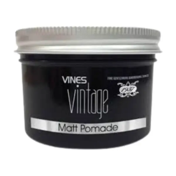 CERA PARA EL CABELLO MATT POMADE, ACABADO MATE MARCA VINES VINTAGE 125 ml