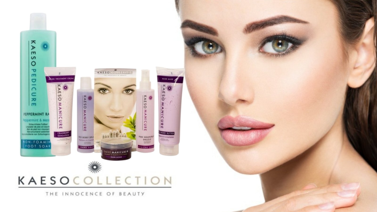 grupo de productos para cuidado de pies y manos.