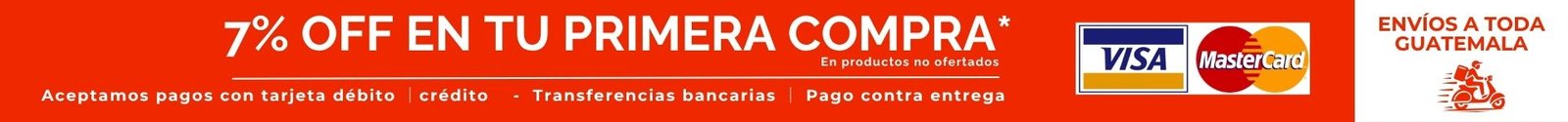 banner descuento primera compra | productos de calidad para el cuidado del cabello en Guatemala